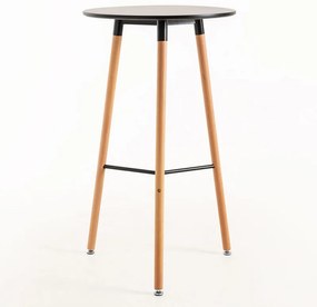 Tavolo alto Tower 60 cm - Nero