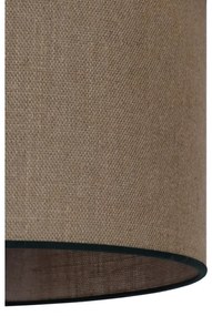 Duolla - Lampadario a sospensione con filo ROLLER 1xE27/15W/230V diametro 40 cm marrone/nero