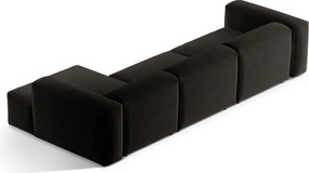 Divano angolare nero (con penisola a destra/con chaise lounge) Bergamo – Cosmopolitan Design