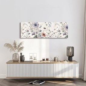 Quadro su tela – Prato in tonalità pastello