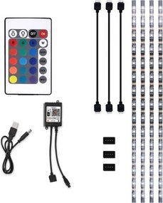 Solight WM58 - Striscia LED RGB TV 0,5m/6W/5V Wi-Fi Tuya + DO