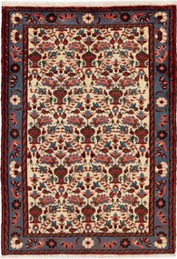 Hamedan Tappeto 110 x 150 (Iran) Annodato A Mano