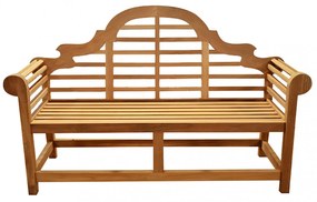 Panca da giardino in teak 150x90x80 cm