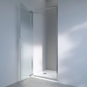 Kit vetro per doccia ad apertura girevole Easy L 100 x H 190cm, Sp. 6 mm serigrafato