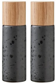Set macina pepe e sale nero in ceramica 2 pz Gastro Black – Bitz