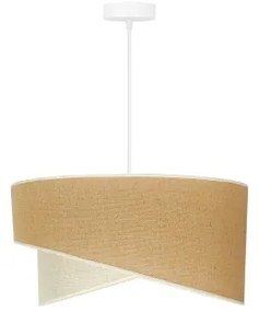 Duolla - Lampadario a sospensione con filo YUTE CELLO 1xE27/15W/230V diametro 45 cm marrone/grigio