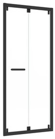 Kit di installazione telaio e ferramenta per cabine doccia ad apertura pieghevole L 90 x H 190 x P 4.8 cm laccato opaco