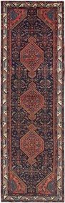 Hamedan Tappeto persiano 360 x 110 Blu (Iran) Annodato A Mano