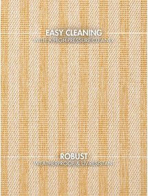 Tappeto da interno/esterno giallo ocra/color crema 160x230 cm Haringey Linley – Ted Baker