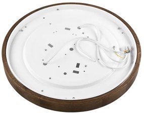 Brilagi - Lampada LED da soffitto CARVALHO SLIM 3xE27/60W/230V noce 47 cm