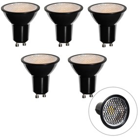 Set di 5 lampadine LED GU10 dimmerabili 50mm Honey Rate 6W 400 lm 3000K