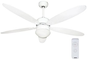 Ventilatore da soffitto Florinas bianco, D. 124 cm ZEPHIR