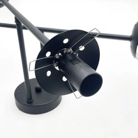 Brilagi - Plafoniera da soffitto MALIVA 4xE14/15W/230V nero/bianco