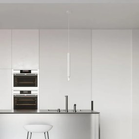 Sollux SL.0957 -Lampadario su corda VIZIER 1xG9/12W/230V bianco