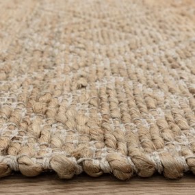 Tappeto tessuto a mano con juta in colore naturale 200x290 cm Asher Natural - Asiatic Carpets