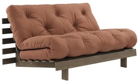 Divano letto in arancione e rame 140 cm Roots - Karup Design