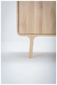 Cassettiera in rovere massiccio Fawn - Gazzda