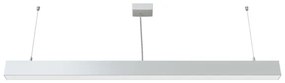 APLED - Lampadario LED su corda LOOK LED/46W/230V 4000K 120 cm argento