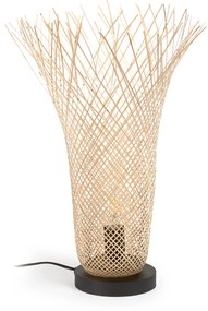 Kave Home - Lampada da tavolo Citalli in bambÃ¹ con finitura naturale