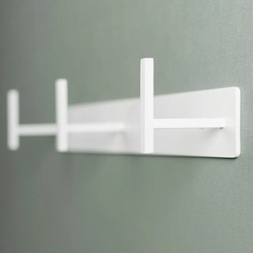 Attaccapanni da parete bianco in metallo 44 cm Chapman – Spinder Design