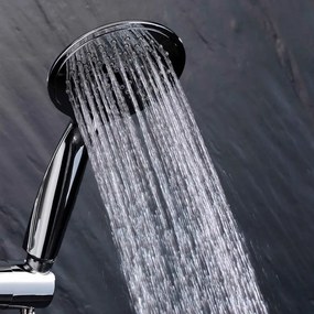 Set per doccia color argento opaco in plastica con doccetta 70 cm Hydro – douceur d'intérieur