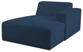 Modulo divano in bouclé blu scuro (angolo destro) Roxy - Scandic