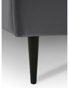 Letto grigio per bambini con contenitore 90x200 cm Mercury - Scandic