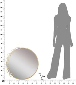 Specchio da parete ø 72 cm Eleonor - Mauro Ferretti