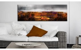 Quadro Autumn Field  Colore Nero, Dimensioni e Misure 150x50