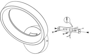 Eglo 900069 - Applique LED RGBW Dimmerabile MARGHERA-Z LED/16W/230V