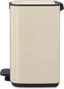Cestino per la spazzatura beige in acciaio con pedale 7 l Bo – Brabantia