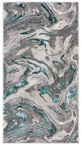 Tappeto grigio/turchese 120x170 cm Marbled - Flair Rugs