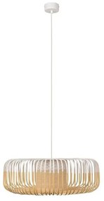 Forestier - Bamboo Lampada a Sospensione XL Bianco Forestier