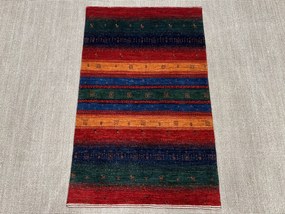 Loribaft Tappeto persiano 80 x 130 Verde (Iran) Annodato A Mano