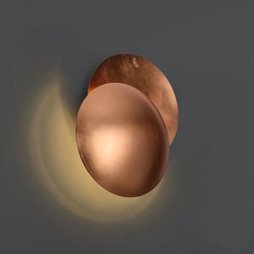 Lampada da parete moderna rame 34,5 cm 2 luci - Sunrise