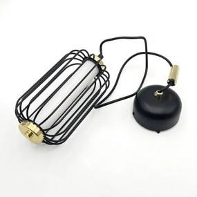 Lampada a sospensione LED su cavo BONNIE LED/10W/230V 3000K nera