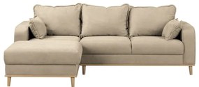 Divano angolare beige (angolo sinistro) Beata - Ropez