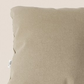 Honey cuscino disponibile in diversi colori realizzato in tessuto simil cotone impermeabile T13 beige