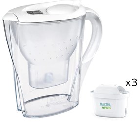 Caraffa filtrante 2,4 L Marella Brita con 3 filtri Maxtra Pro All in 1