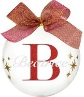 Pallina natale con nome Beatrice 10cm