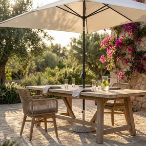 MARITUS - ombrellone da giardino palo centrale 2 x 3 m