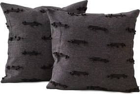 Federe decorative in set 2 pz 43x43 cm Tuffet – Mioli Decor