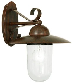 Applique rustico da esterno Milton marrone IP44 1X E27 EGLO