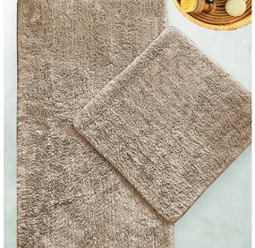 SET 2x Tappeto da bagno 60/100 cm beige