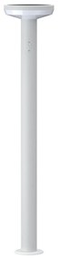 Paletto da giardino Solare Bianco 80cm con Sensore Mov. e Picchetto Colore Bianco Naturale 4.000K