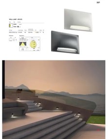 Redo 90009 - Lampada segnapasso da esterno TAMPA LED/11W/230V IP54 bianca