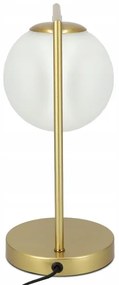 Lampada da tavolo 1xE27/40W/230V oro/bianco