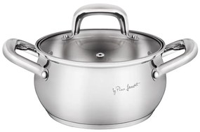 Lamart - Pentola con coperchio 16 cm in acciaio inox