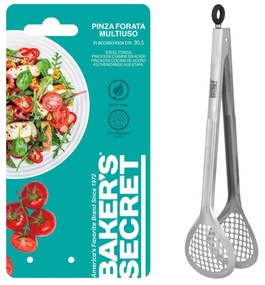 Pinza da cucina in acciaio 30 cm Baker's Secret