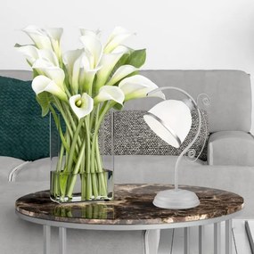 Lampada da tavolo RETRO II 1xE27/60W/230V argento